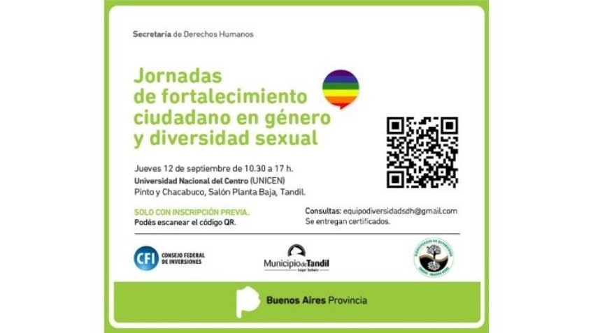 Se realizará una jornada de fortalecimiento ciudadano en género y diversidad sexual