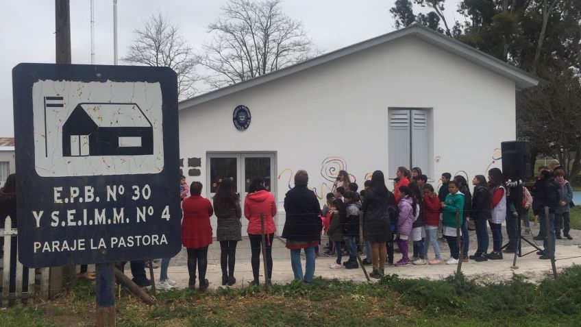 Se inauguraron obras en la Escuela 30 y El JIRIMM  4 de La Pastora