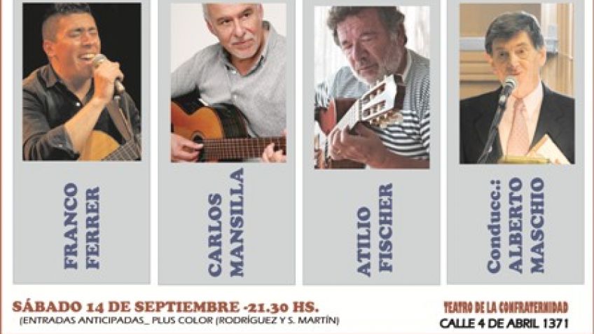 Franco Ferrer, Carlos Mansilla y Atilio Fischer