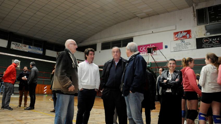 Unión y Progreso completó la iluminación led en el Gimnasio polideportivo