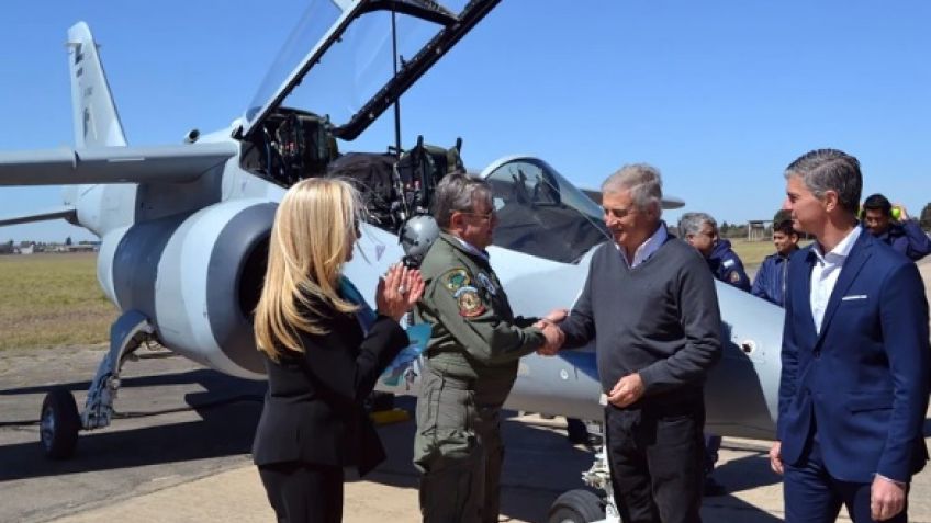 La Fuerza Aérea recibió un nuevo Pampa III, que vendrá para Tandil