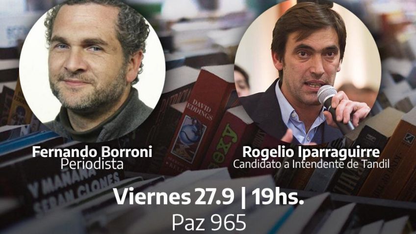 El periodista Fernando Borroni estará este viernes en Tandil