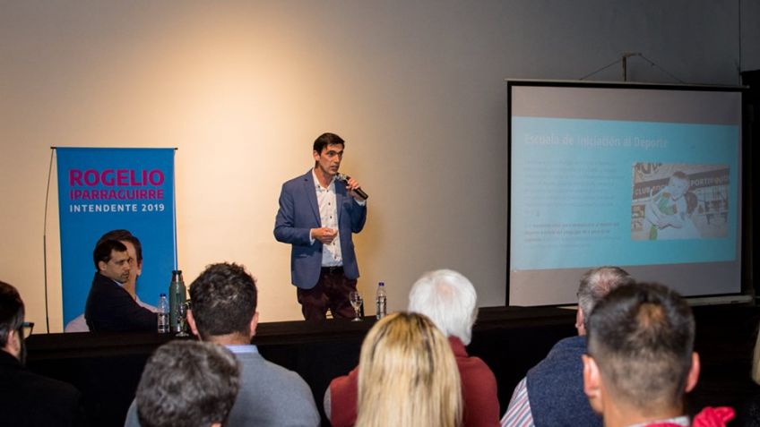 Iparraguirre presentó sus propuestas deportivas