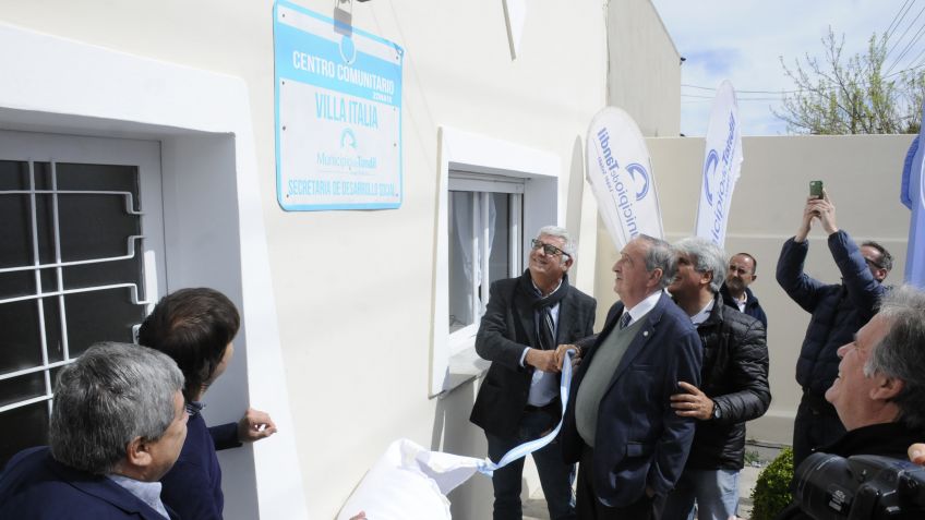 Quedó inaugurado el Centro Comunitario de Villa Italia Norte