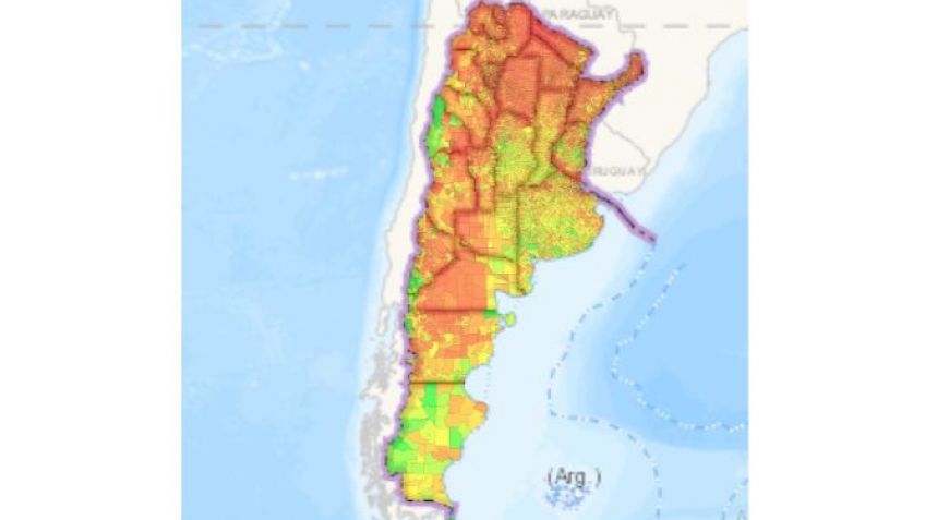 Desarrollaron un mapa que permite ver la calidad de vida de cada ciudad