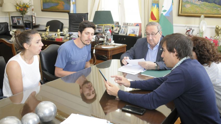 Lunghi se reunió con autoridades del Centro de Montaña Tandil