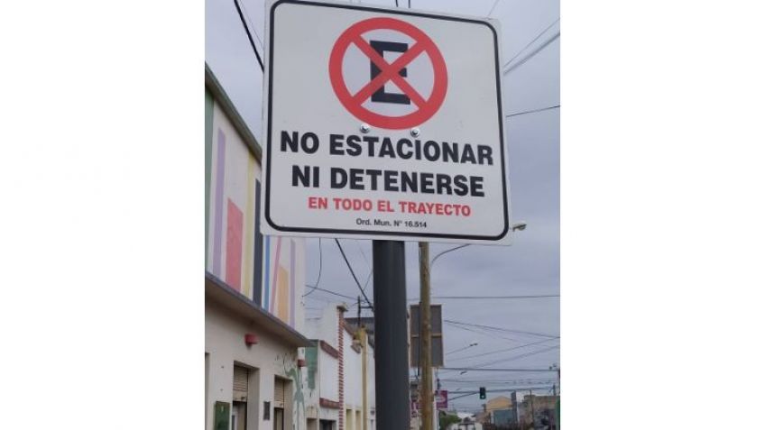 Quitaron los carteles y se pude volver a estacionar sobre Quintana