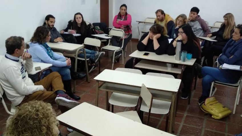 Almenta presentó su propuesta de gobierno a estudiantes terciarios