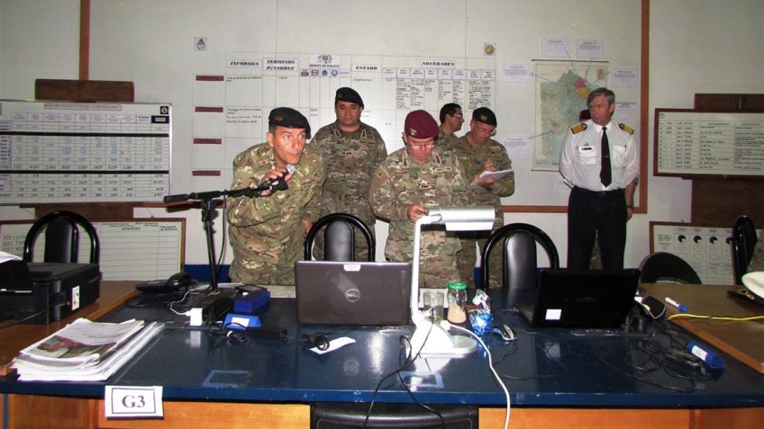 El Comando de la 1ra. Brigada Blindada trabajó en apoyo a las Elecciones