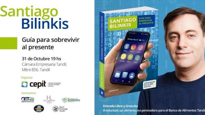 Santiago Bilinkis se presentará en Tandil