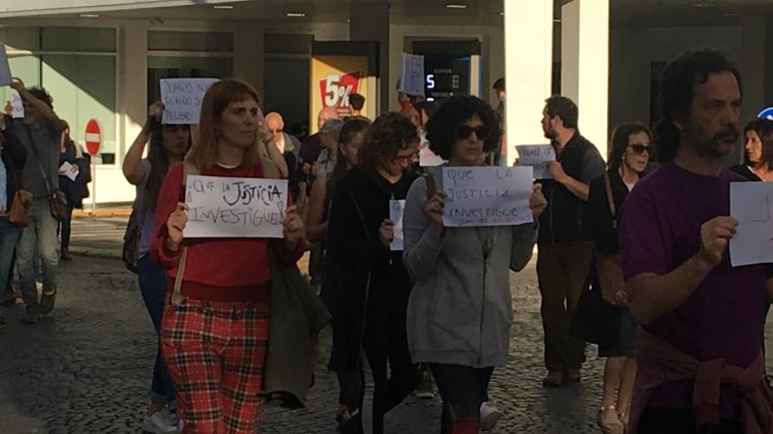 Marcharon defendiendo la inocencia de Juan Rosso