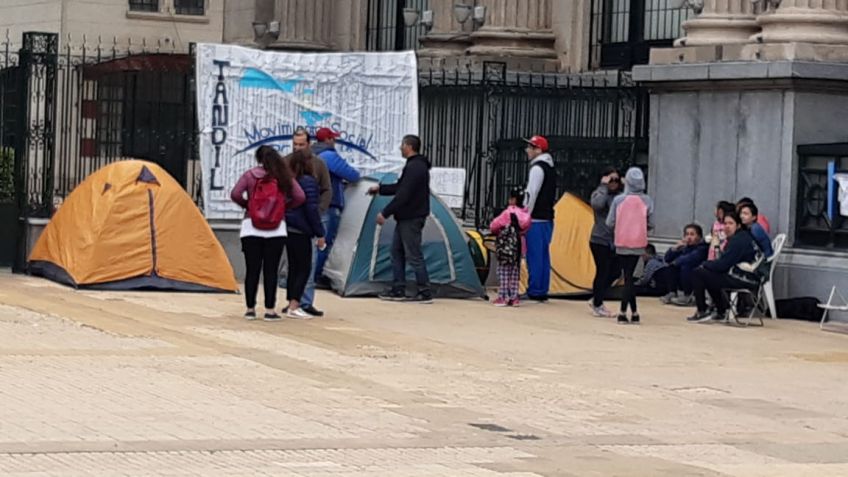 "Solo los que vayan al acampe van a recibir los beneficios"