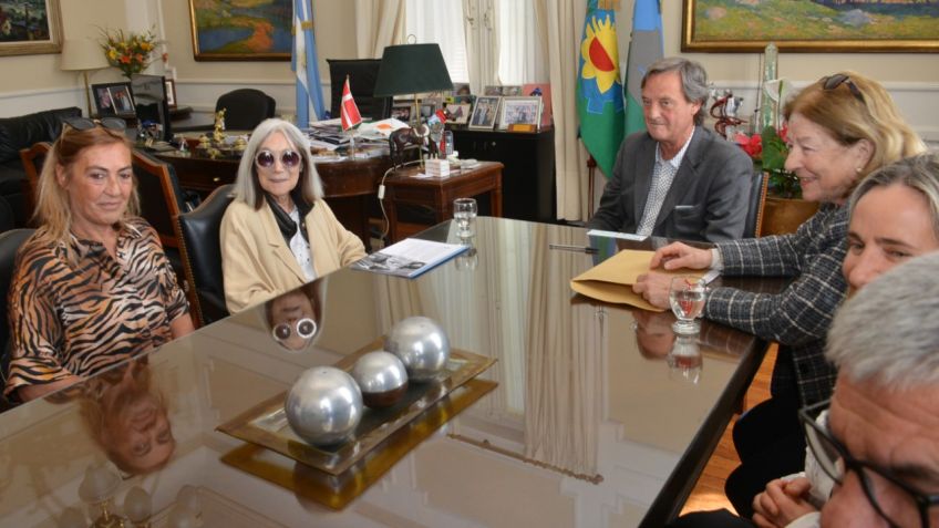 María Kodama fue recibida en el Palacio Municipal