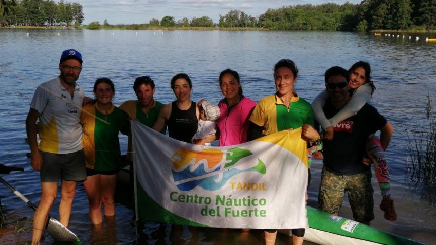 Excelentes resultados de los palistas locales en el Campeonato Argentino
