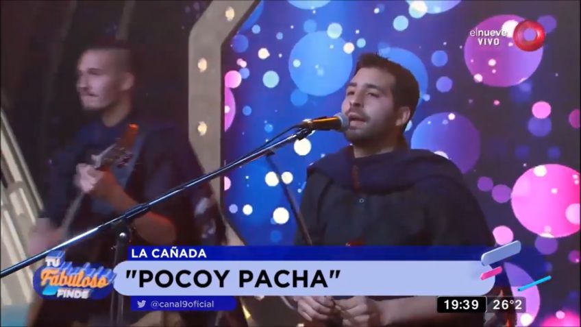 El trío folclórico La Cañada estuvo en Canal Nueve