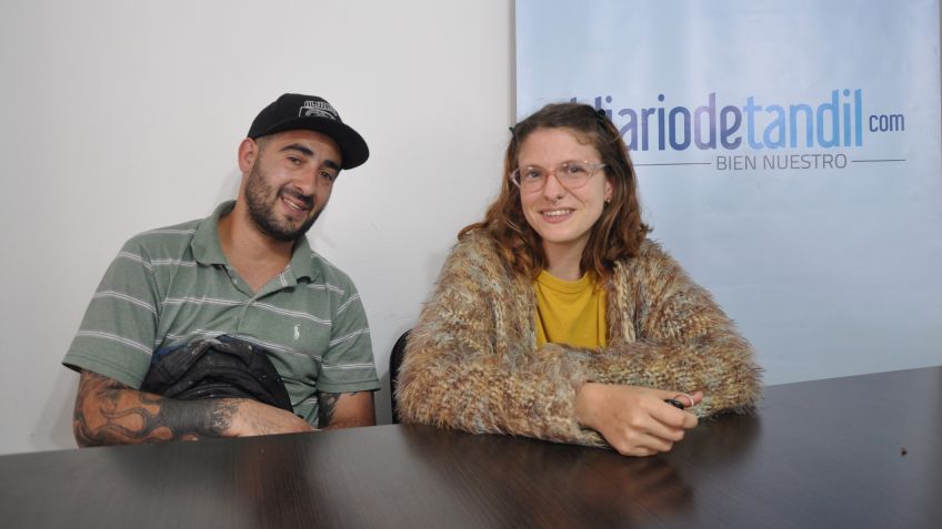 "Tandil es muy conocida por el arte urbano, cada vez salen más chicos a pintar"