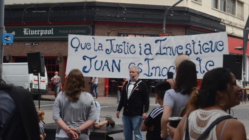 Sigue la campaña proclamando la inocencia de Juan Rosso