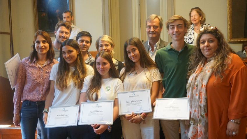 El Honorable Concejo Deliberante distinguió a los alumnos y sus tutores.