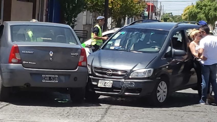 Uno más: choque en Paz y Las Heras 