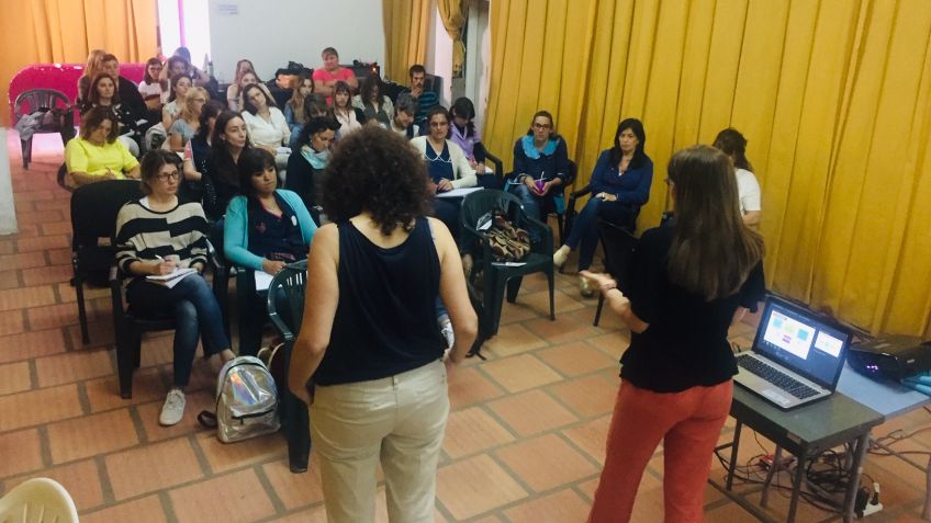 Se realizó una capacitación para equipos técnicos de escuelas