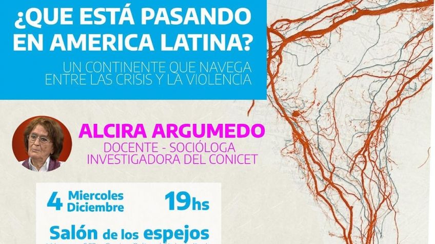 Alcira Argumedo estará en Tandil