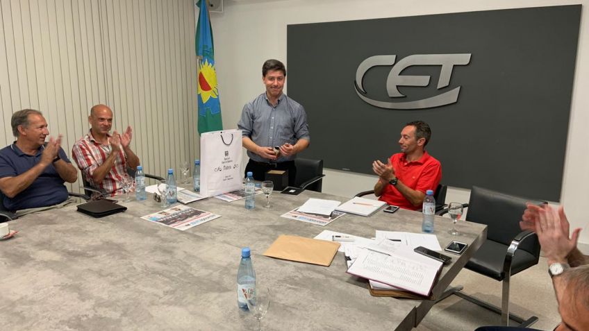 Raúl Moyano en la Cámara Empresaria: Despedida, elogios y entusiasmo