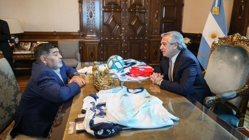 Maradona se reunió con Fernández