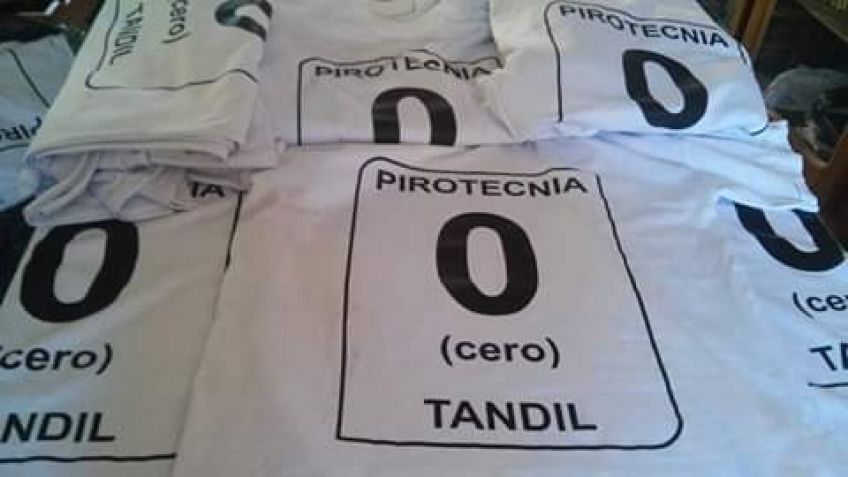 "Pirotecnia Cero" marchó a la casa del intendente