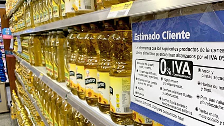 Vence la eliminación del IVA para los alimentos de la canasta básica 