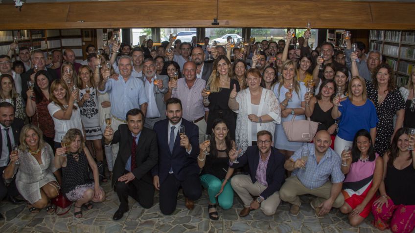 Argeri encabezó el brindis de fin de año del CAA