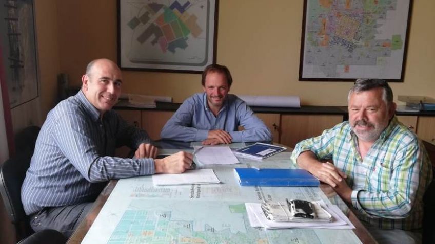 Secretario de Obras Públicas recibió a la conducción local del Colegio de Técnicos