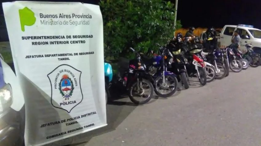 Secuestraron motos en operativo por picadas