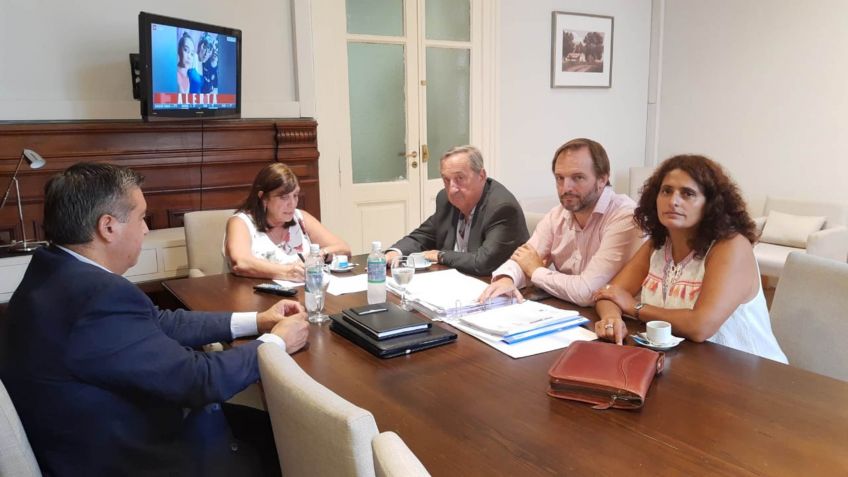 El intendente se reunió con funcionarios provinciales y nacionales