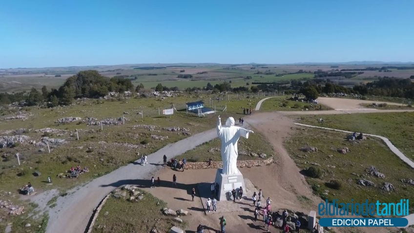 El Cristo de las Sierras, parada obligada de los turistas