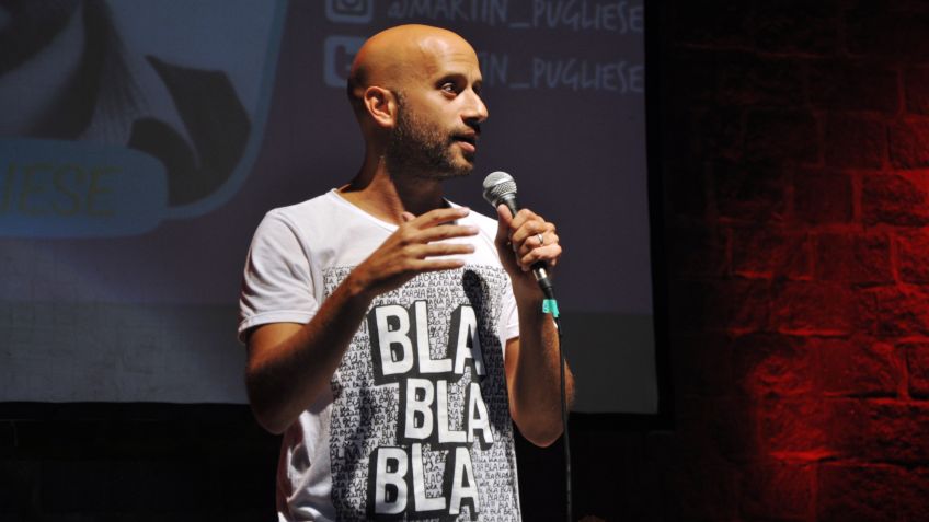 Martín Pugliese en el Sierra Comedy Stand Up