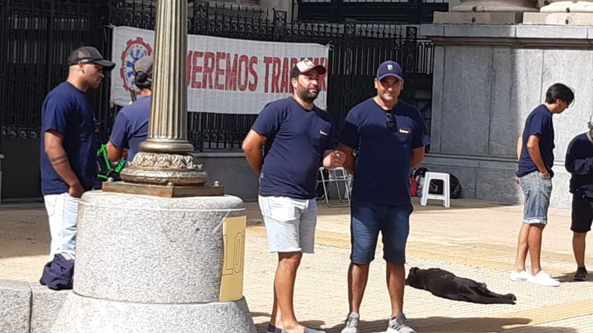 Trabajadores de Loimar visibilizaron su reclamo en el Municipio