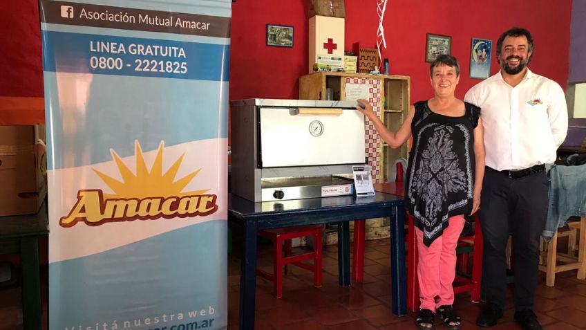 El Comedor de Cacha recibió una importante donación de la asociación mutual Amacar
