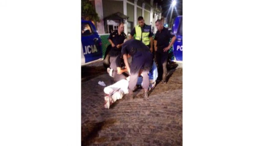 Detienen a un sujeto en persecución policial