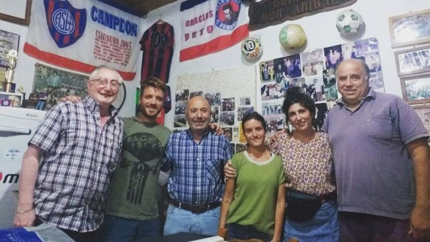 La peña de San Lorenzo sigue trabajando en la construcción de su sede. 