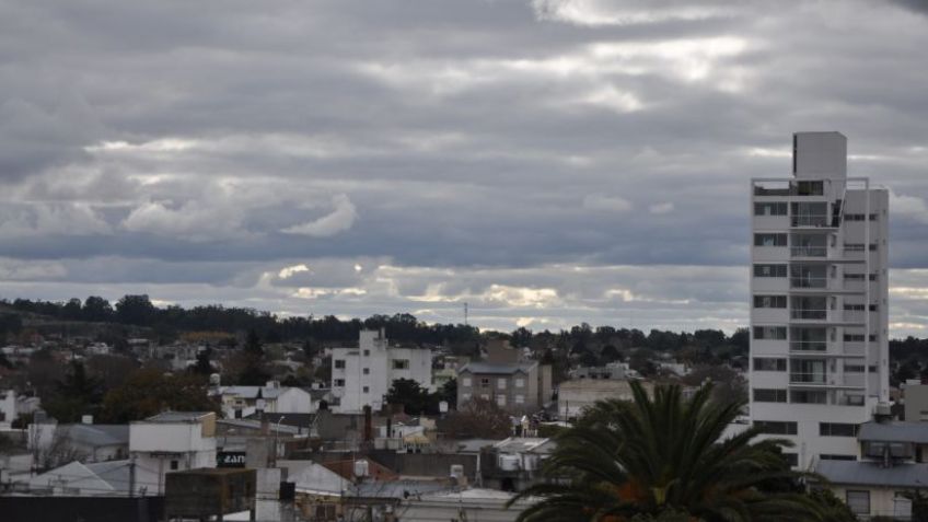 Martes nublado: máxima de 24ºC