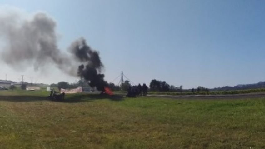 Trabajadores de Loimar volvieron a la ruta y no descartan hacer un corte