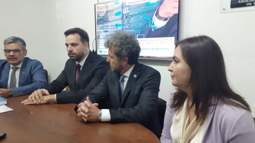 El Colegio de Abogados recibió a la Comisión de Administración de Justicia del COLPROBA
