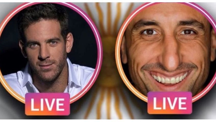 Del Potro y Ginóbili transmitirán en conjunto por Instagram