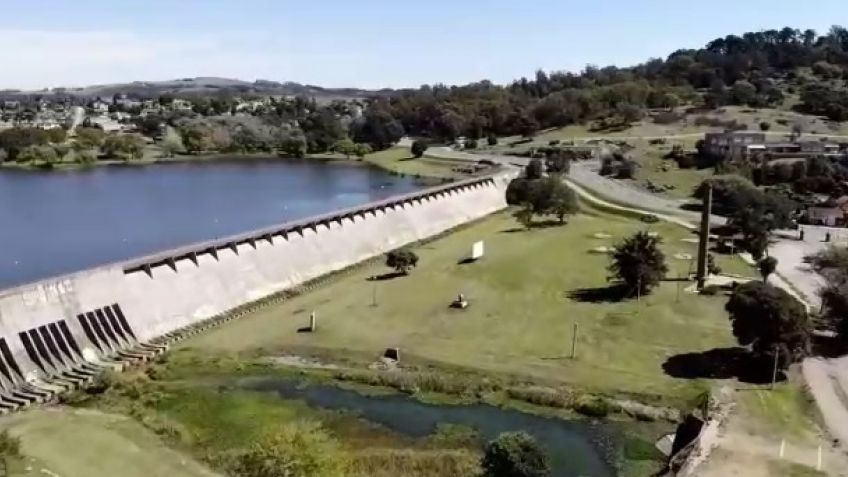 Video desde el aire: domingo de cuarentena en la ciudad