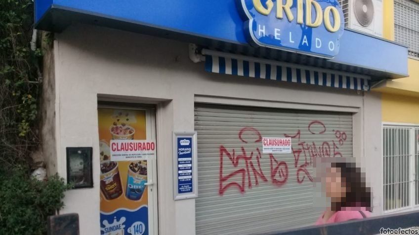 Clausuran heladería por atención al público en cuarentena