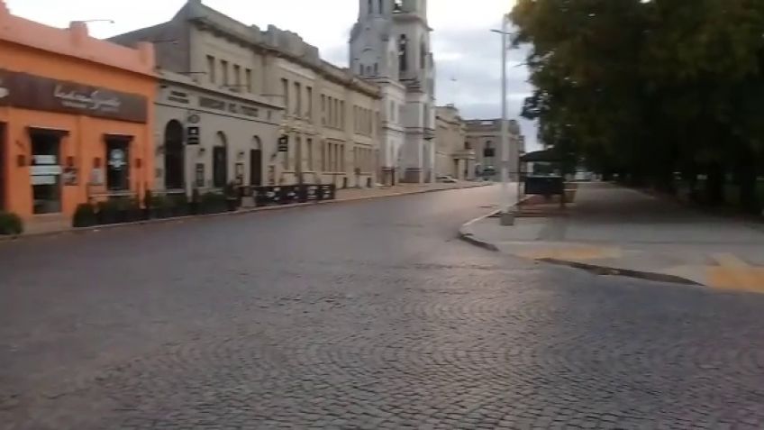 Video: las calles vacías del centro tandilense