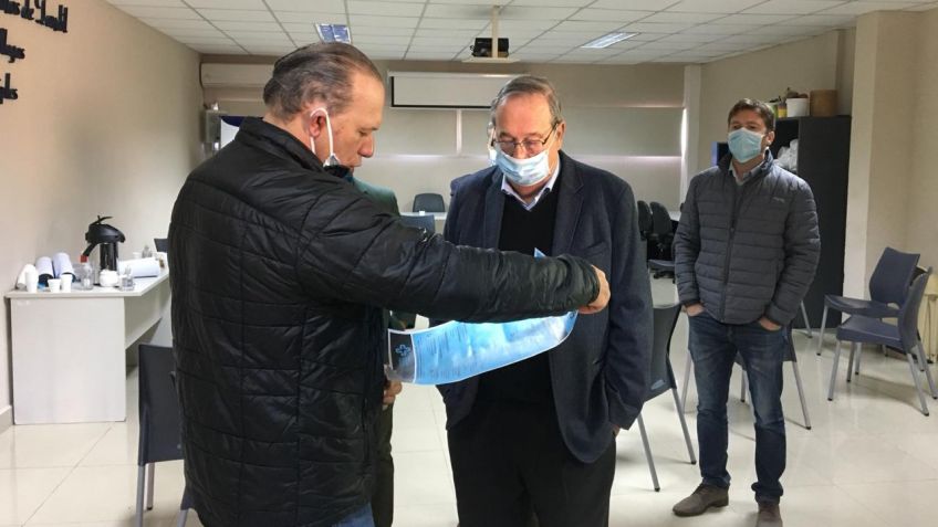 Berni estuvo en Tandil y dijo que la cuarentena administrada "será decisión del intendente"