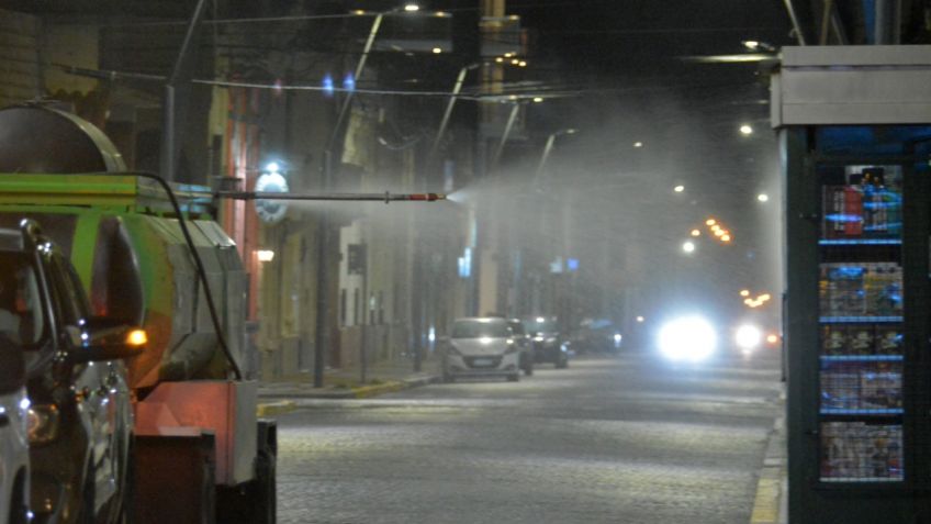 Con amplio operativo, el Municipio desinfectó varias zonas de la ciudad