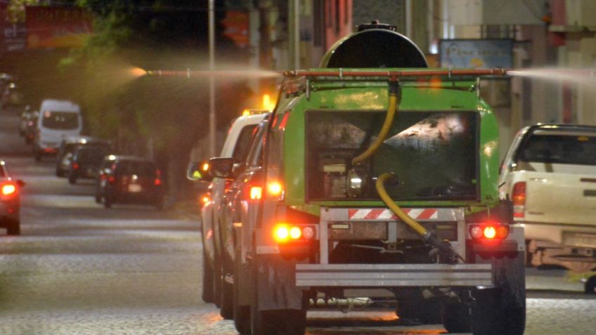 Con amplio operativo, el Municipio desinfectó varias zonas de la ciudad