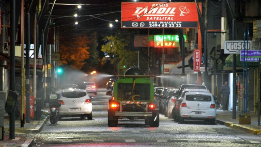 Con amplio operativo, el Municipio desinfectó varias zonas de la ciudad